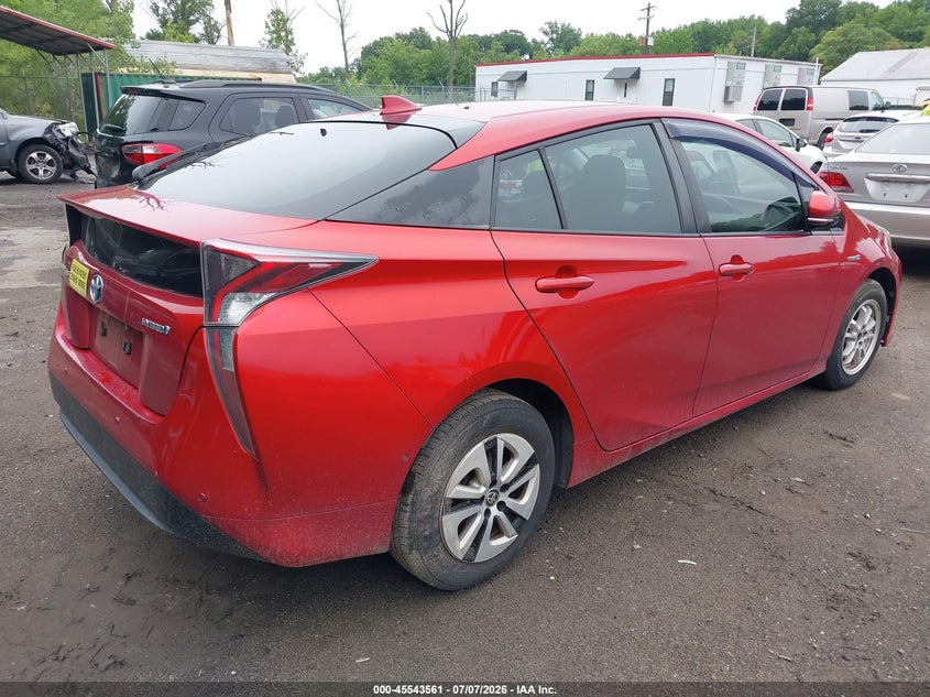 2017 Toyota Prius VIN JTDKBRFU1H3562355 IAAI salvage auction — NORMAL WEAR, Clear (Maryland), sold $2,450 on 2026-07-14 (photo 4)