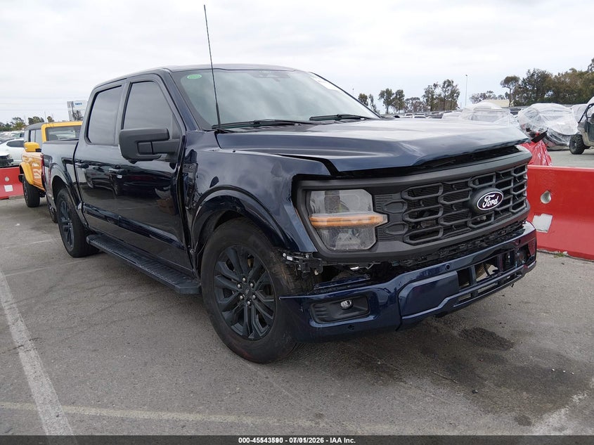 2024 Ford F-150 VIN 1FTEW3K58RFB86931 IAAI salvage auction — FRONT END, Salvage (California), sold $8,400 on 2026-07-09 (photo 1)