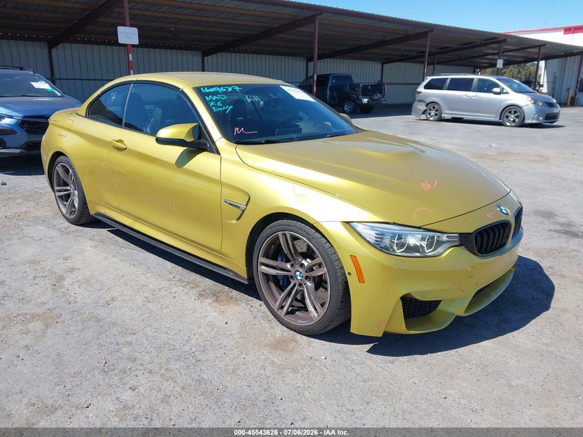 2016 BMW M4 VIN WBS3U9C52GP970052 IAAI salvage auction — Rear End, Salvage (California), sold $22,100 on 2026-08-24 (photo 1)