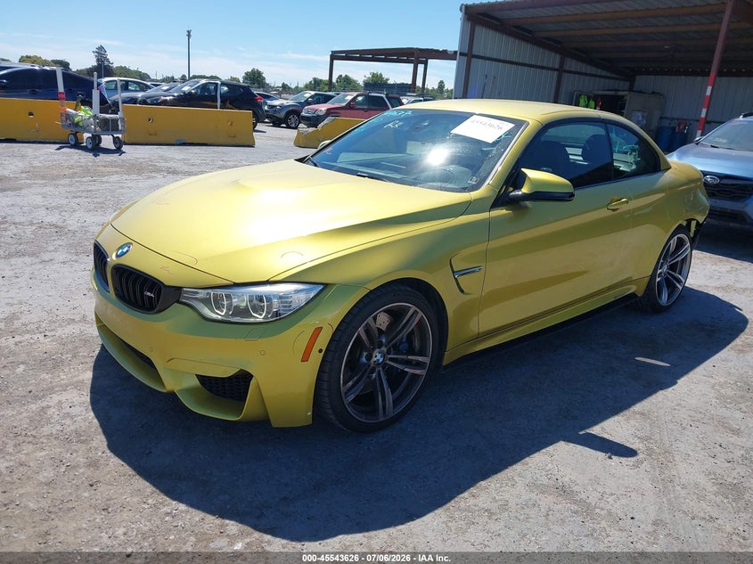 2016 BMW M4 VIN WBS3U9C52GP970052 IAAI salvage auction — Rear End, Salvage (California), sold $22,100 on 2026-08-24 (photo 2)