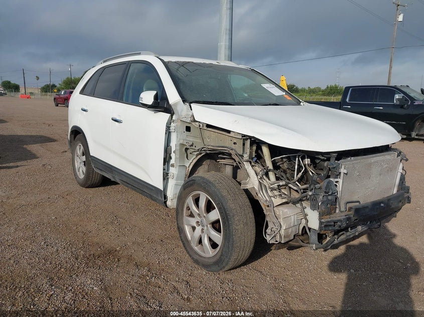 2012 Kia Sorento VIN 5XYKT4A22CG242763 IAAI salvage auction — FRONT END, Salvage Title, sold $500 on 2026-07-19 (photo 6)
