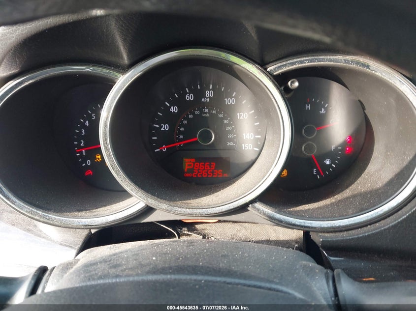2012 Kia Sorento VIN 5XYKT4A22CG242763 IAAI salvage auction — FRONT END, Salvage Title, sold $500 on 2026-07-19 (photo 7)