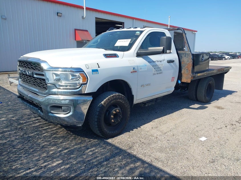 2020 Ram 3500 VIN 3C7WRTAL3LG236672 IAAI salvage auction — RIGHT FRONT, Clear (Kansas), sold $4,650 on 2026-07-24 (photo 2)