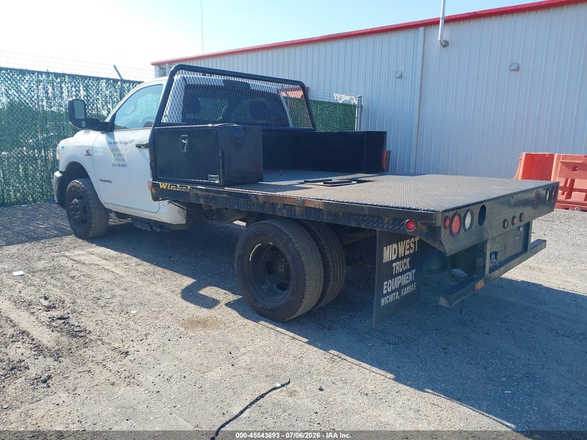 2020 Ram 3500 VIN 3C7WRTAL3LG236672 IAAI salvage auction — RIGHT FRONT, Clear (Kansas), sold $4,650 on 2026-07-24 (photo 3)