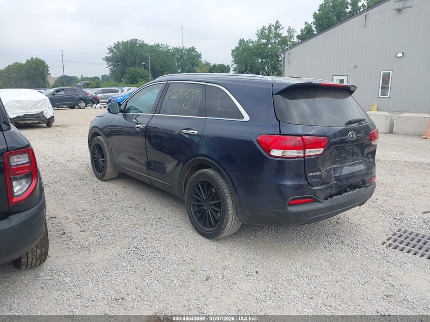 2016 Kia Sorento VIN 5XYPG4A36GG063179 IAAI salvage auction — REAR END, Salvage (Ohio), sold $1,400 on 2026-08-02 (photo 3)