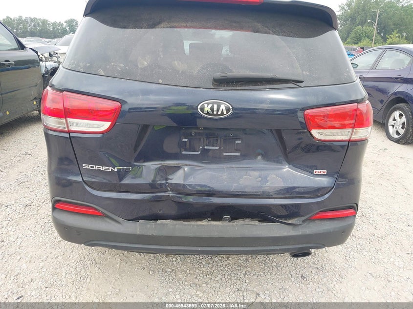 2016 Kia Sorento VIN 5XYPG4A36GG063179 IAAI salvage auction — REAR END, Salvage (Ohio), sold $1,400 on 2026-08-02 (photo 6)