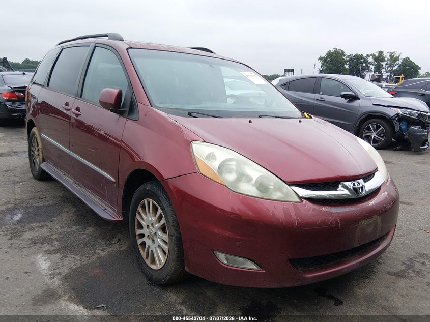 2008 Toyota Sienna VIN 5TDBK22C38S009869 IAAI salvage auction — LEFT & RIGHT, Clear (New Jersey), sold $925 on 2026-07-20 (photo 1)