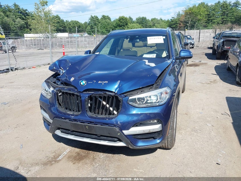 2020 BMW X3 VIN 5UXTY5C06L9C17035 IAAI salvage auction — FRONT END, Salvage Title, sold $8,200 on 2026-07-31 (photo 6)