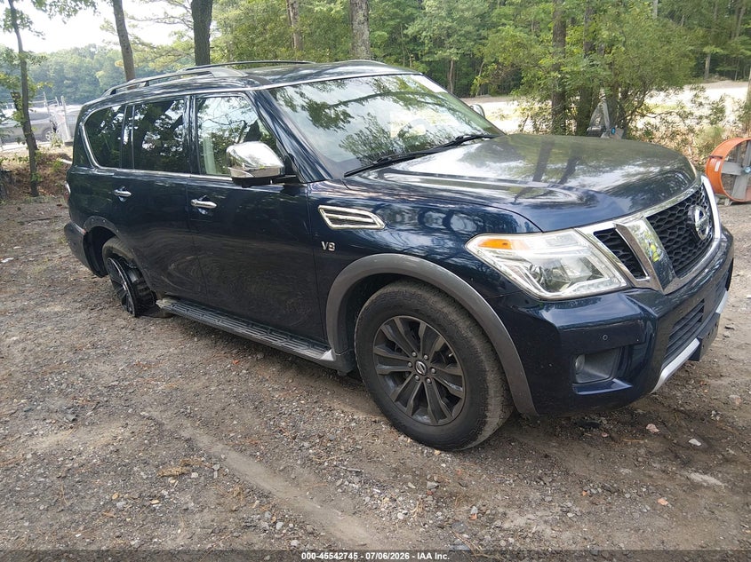 2018 Nissan Armada VIN JN8AY2NE2J9732984 IAAI salvage auction — REAR END, Salvage (Virginia), sold $7,600 on 2026-07-19 (photo 1)