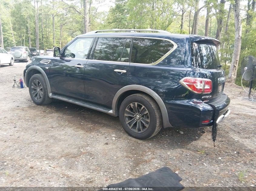 2018 Nissan Armada VIN JN8AY2NE2J9732984 IAAI salvage auction — REAR END, Salvage (Virginia), sold $7,600 on 2026-07-19 (photo 3)