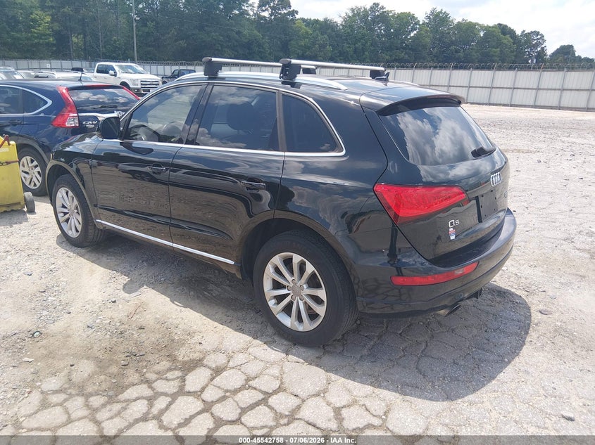 2014 Audi Q5 VIN WA1CFAFP5EA111774 IAAI salvage auction — NORMAL WEAR, Clear (Georgia), sold $1,250 on 2026-07-30 (photo 3)