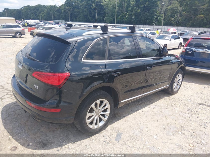 2014 Audi Q5 VIN WA1CFAFP5EA111774 IAAI salvage auction — NORMAL WEAR, Clear (Georgia), sold $1,250 on 2026-07-30 (photo 4)