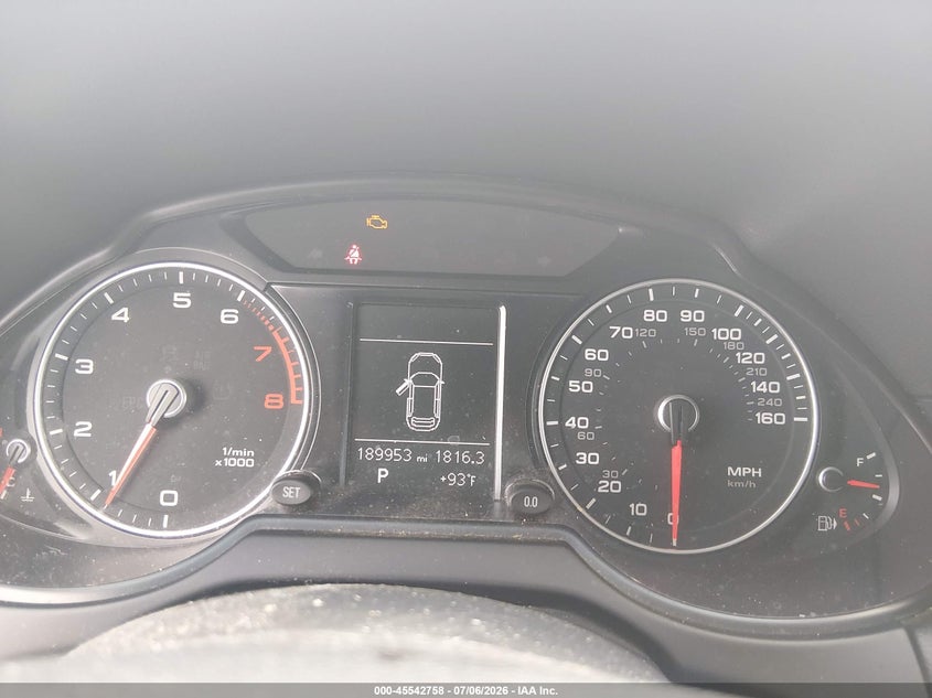 2014 Audi Q5 VIN WA1CFAFP5EA111774 IAAI salvage auction — NORMAL WEAR, Clear (Georgia), sold $1,250 on 2026-07-30 (photo 7)