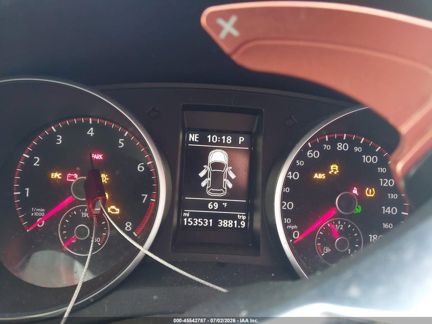 2013 Volkswagen Gti VIN WVWHD7AJ6DW139334 IAAI salvage auction — RIGHT FRONT, Salvage Title, sold $1,475 on 2026-08-06 (photo 7)