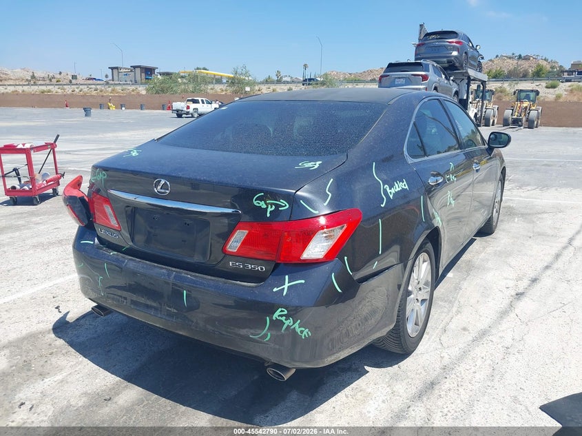 2009 Lexus Es 350 VIN JTHBJ46G092298941 IAAI salvage auction — REAR END, Salvage (California), sold $500 on 2026-07-29 (photo 4)