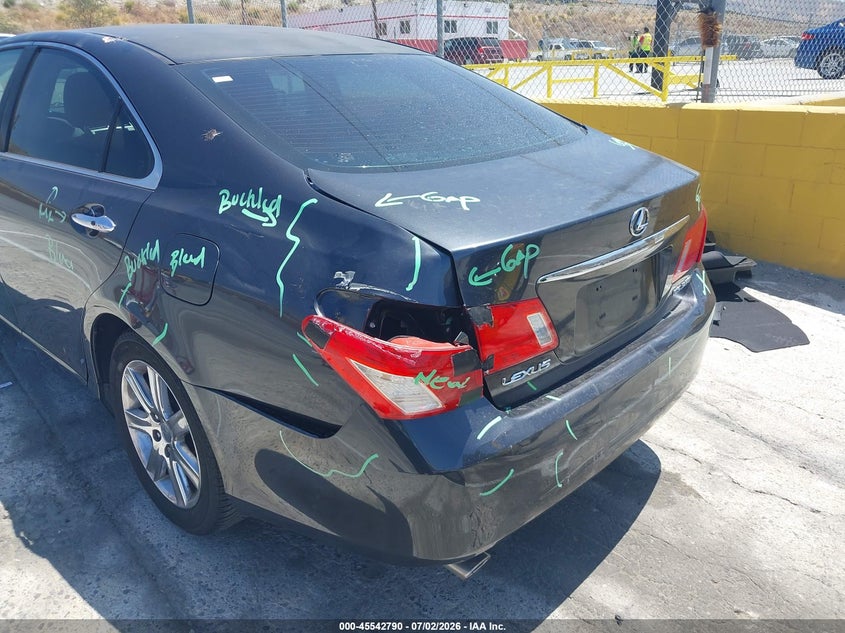 2009 Lexus Es 350 VIN JTHBJ46G092298941 IAAI salvage auction — REAR END, Salvage (California), sold $500 on 2026-07-29 (photo 6)