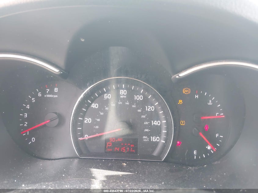2015 Kia Sorento VIN 5XYKT4A62FG658917 IAAI salvage auction — NORMAL WEAR, Clear (Alabama), sold $325 on 2026-07-28 (photo 7)