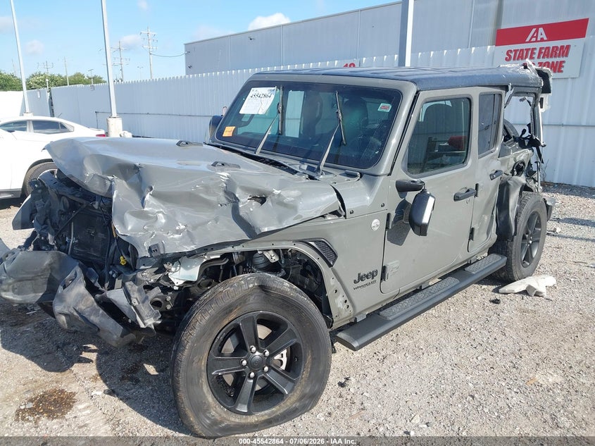 2020 Jeep Wrangler / VIN 1C4HJXDN8LW145352 IAAI salvage auction — FRONT & REAR, Salvage Title, sold $2,300 on 2026-08-13 (photo 6)
