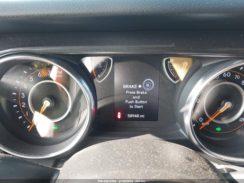 2020 Jeep Wrangler / VIN 1C4HJXDN8LW145352 IAAI salvage auction — FRONT & REAR, Salvage Title, sold $2,300 on 2026-08-13 (photo 7)