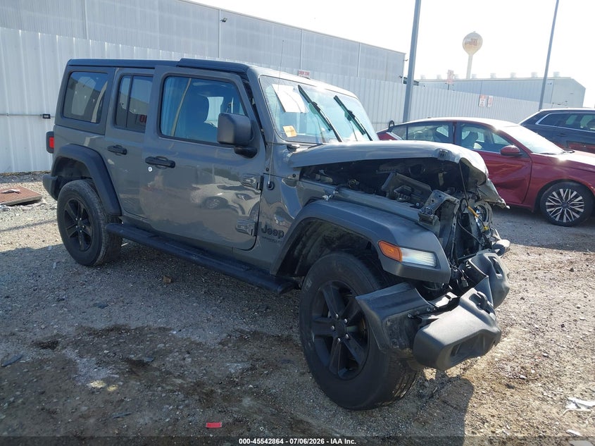 2020 Jeep Wrangler / VIN 1C4HJXDN8LW145352 IAAI salvage auction — FRONT & REAR, Salvage Title, sold $2,300 on 2026-08-13 (photo 1)