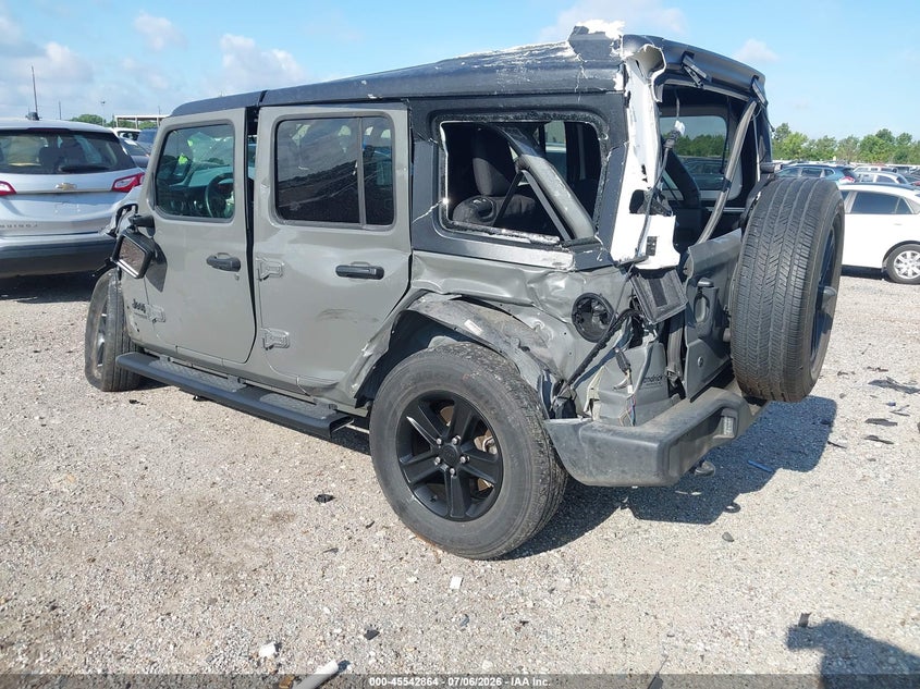 2020 Jeep Wrangler / VIN 1C4HJXDN8LW145352 IAAI salvage auction — FRONT & REAR, Salvage Title, sold $2,300 on 2026-08-13 (photo 3)
