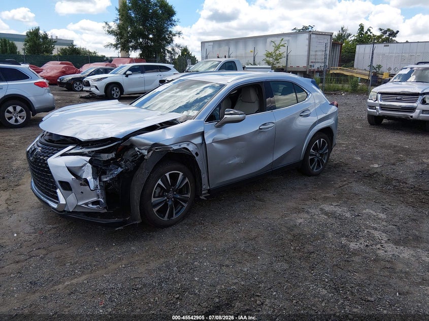 2023 Lexus Ux VIN JTHP9JBH6P2067289 IAAI salvage auction — FRONT END, Salvage (Pennsylvania), sold $9,700 on 2026-07-30 (photo 2)