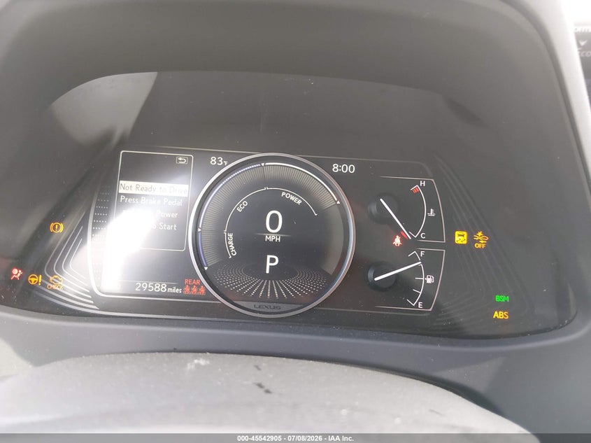 2023 Lexus Ux VIN JTHP9JBH6P2067289 IAAI salvage auction — FRONT END, Salvage (Pennsylvania), sold $9,700 on 2026-07-30 (photo 7)