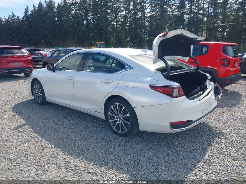 2019 Lexus ES VIN JTHB21B16K2001867 IAAI salvage auction — REAR END, Salvage Title, sold $11,400 on 2026-07-29 (photo 3)