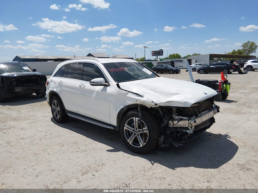 2018 Mercedes-benz Glc VIN WDC0G4JB0JV056246 IAAI salvage auction — FRONT END, Salvage (Texas), sold $3,000 on 2026-08-12 (photo 1)