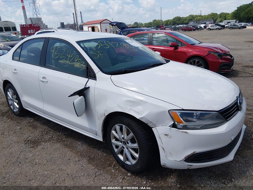 2011 Volkswagen Jetta VIN 3VWDZ7AJ0BM382213 IAAI salvage auction — RIGHT FRONT, Clear (Indiana), sold $900 on 2026-08-03 (photo 6)
