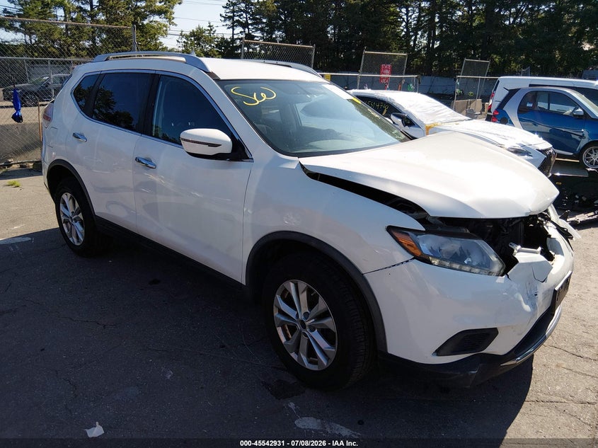 2016 Nissan Rogue VIN JN8AT2MV4GW147320 IAAI salvage auction — FRONT END, Mv-907A (New York), sold $50 on 2026-07-28 (photo 1)