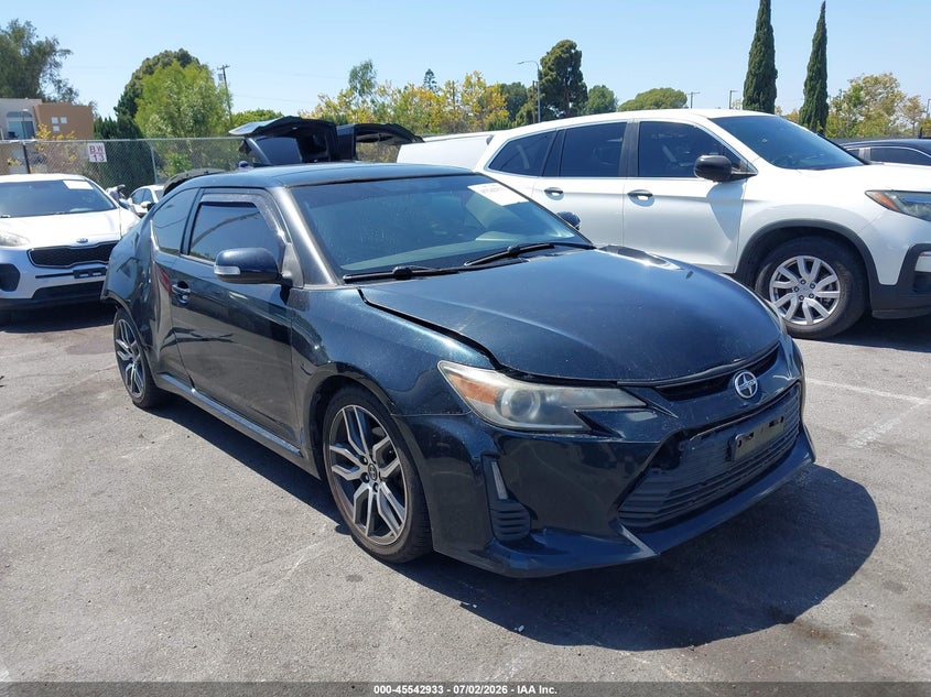 2016 Scion Tc VIN JTKJF5C74GJ023268 IAAI salvage auction — RIGHT REAR, Salvage (California), sold $1,100 on 2026-07-30 (photo 1)