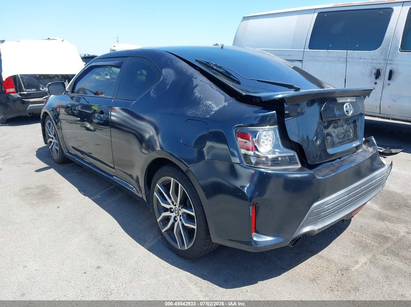 2016 Scion Tc VIN JTKJF5C74GJ023268 IAAI salvage auction — RIGHT REAR, Salvage (California), sold $1,100 on 2026-07-30 (photo 3)