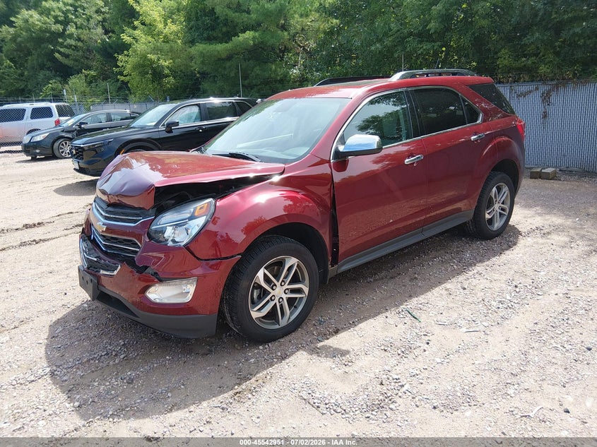 2017 Chevrolet Equinox VIN 2GNFLGE34H6119757 IAAI salvage auction — FRONT END, Clear (Wisconsin), sold $1,200 on 2026-07-09 (photo 2)