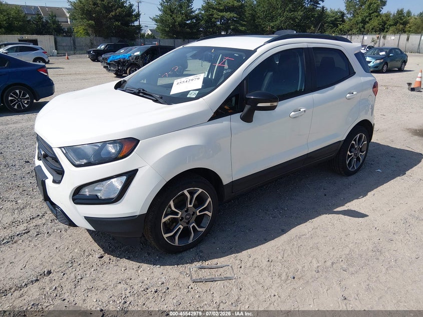 2020 Ford Ecosport VIN MAJ6S3JL6LC357268 IAAI salvage auction — RIGHT FRONT, Salvage Title, sold $2,750 on 2026-09-11 (photo 2)