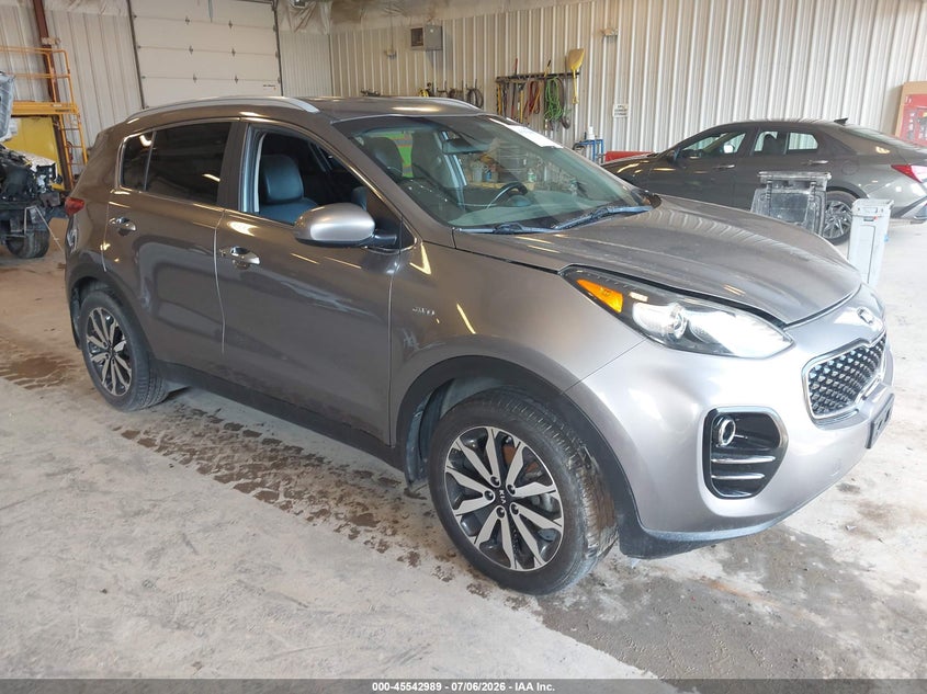 2017 Kia Sportage VIN KNDPNCAC3H7220598 IAAI salvage auction — NORMAL WEAR, Clear (Michigan), sold $2,100 on 2026-07-21 (photo 1)