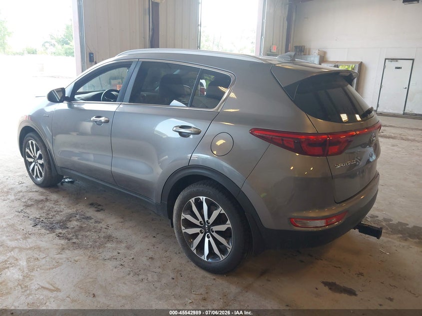 2017 Kia Sportage VIN KNDPNCAC3H7220598 IAAI salvage auction — NORMAL WEAR, Clear (Michigan), sold $2,100 on 2026-07-21 (photo 3)