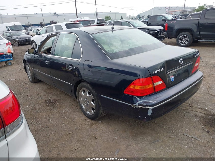 2003 Lexus Ls 430 VIN JTHBN30F630094078 IAAI salvage auction — FRONT END, Mv-907A (New York), sold $400 on 2026-07-29 (photo 3)