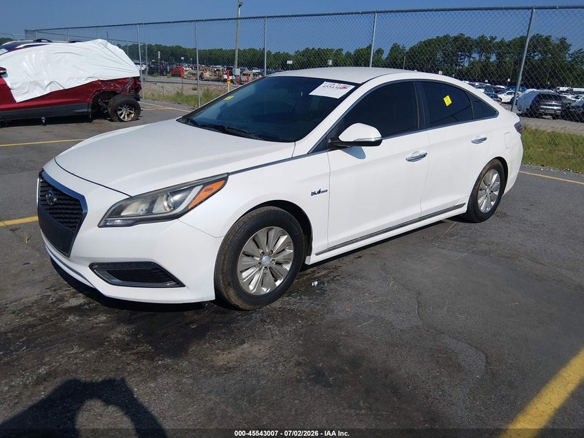 2016 Hyundai Sonata VIN KMHE24L1XGA023104 IAAI salvage auction — RIGHT FRONT, Clear (Florida), sold $1,425 on 2026-07-29 (photo 2)
