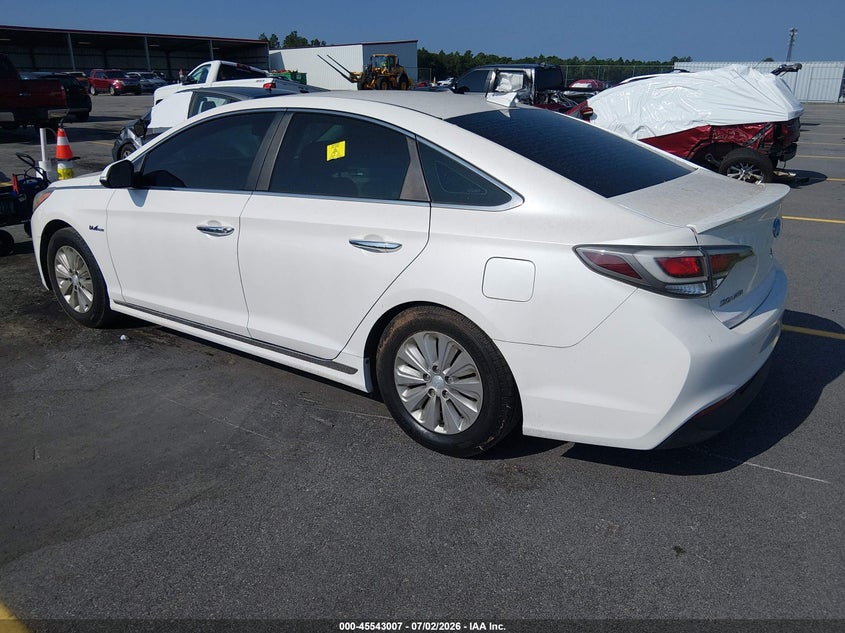 2016 Hyundai Sonata VIN KMHE24L1XGA023104 IAAI salvage auction — RIGHT FRONT, Clear (Florida), sold $1,425 on 2026-07-29 (photo 3)