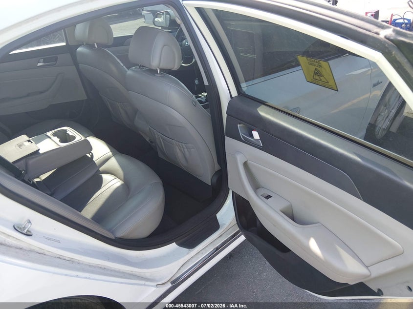 2016 Hyundai Sonata VIN KMHE24L1XGA023104 IAAI salvage auction — RIGHT FRONT, Clear (Florida), sold $1,425 on 2026-07-29 (photo 8)