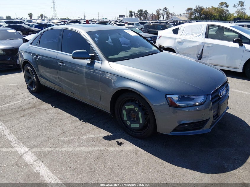 2013 Audi A4 VIN WAUAFAFL5DA194788 IAAI salvage auction — REAR END, Salvage (California), sold $675 on 2026-07-30 (photo 1)