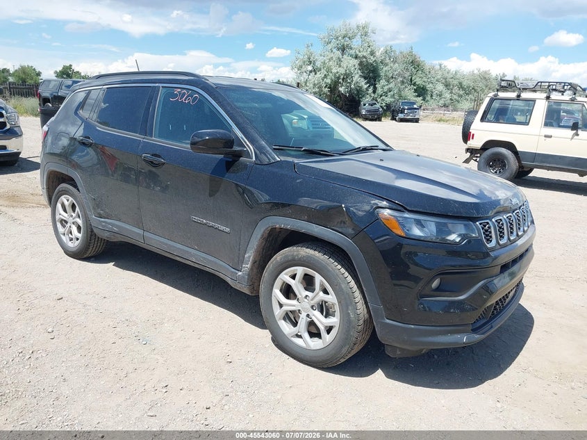2024 Jeep Compass VIN 3C4NJDBN6RT118556 IAAI salvage auction — FRONT END, Enterprise Vehicles Clear Only (Georgia), sold $2,550 on 2026-07-09 (photo 1)
