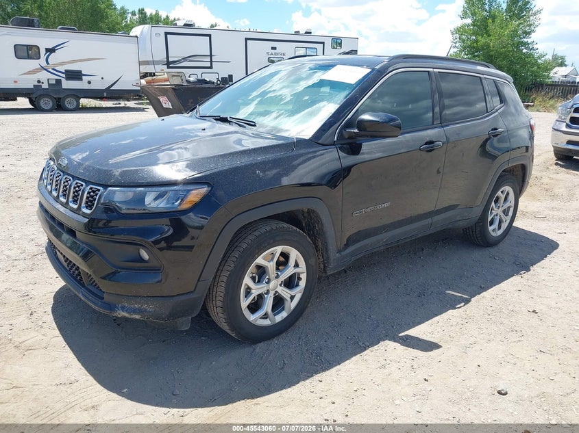 2024 Jeep Compass VIN 3C4NJDBN6RT118556 IAAI salvage auction — FRONT END, Enterprise Vehicles Clear Only (Georgia), sold $2,550 on 2026-07-09 (photo 2)