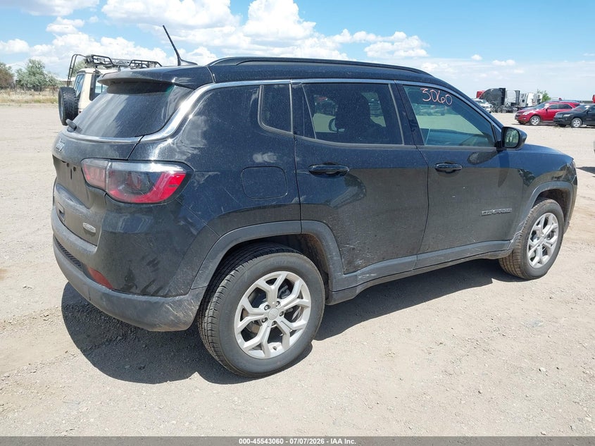 2024 Jeep Compass VIN 3C4NJDBN6RT118556 IAAI salvage auction — FRONT END, Enterprise Vehicles Clear Only (Georgia), sold $2,550 on 2026-07-09 (photo 4)