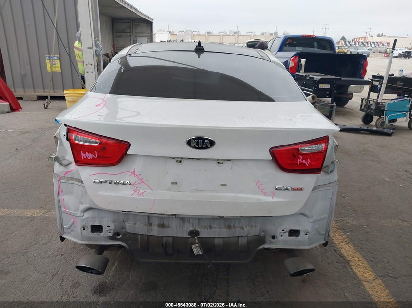 2015 Kia Optima VIN 5XXGN4A73FG453572 IAAI salvage auction — REAR END, Salvage (California), sold $2,050 on 2026-07-22 (photo 6)