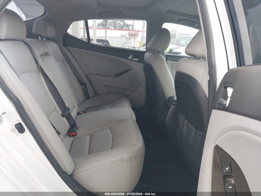 2015 Kia Optima VIN 5XXGN4A73FG453572 IAAI salvage auction — REAR END, Salvage (California), sold $2,050 on 2026-07-22 (photo 8)