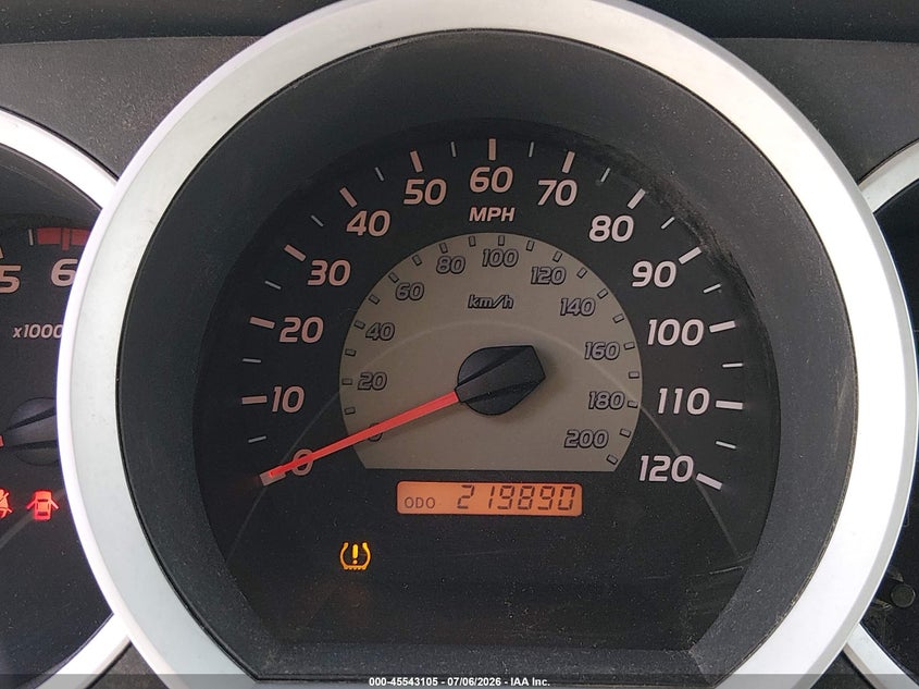 2009 Toyota Tacoma VIN 5TETX22N69Z644919 IAAI salvage auction — NORMAL WEAR, Clear - Dealer Only (California), sold $4,250 on 2026-07-14 (photo 7)