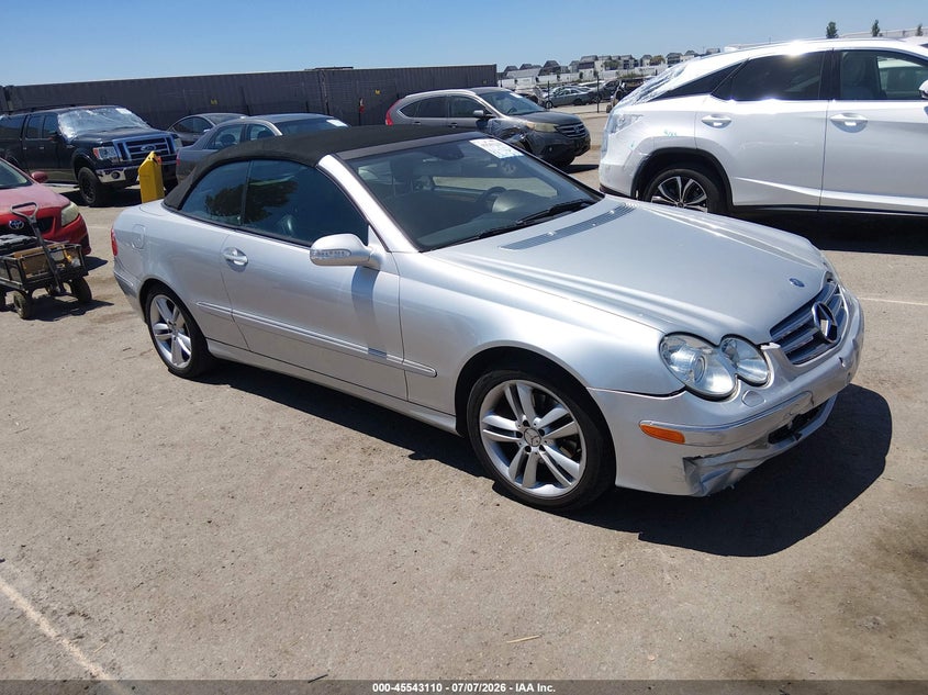 2006 Mercedes-benz Clk-class VIN WDBTK56G66T056118 IAAI salvage auction — FRONT END, Salvage (California), sold $1,175 on 2026-08-10 (photo 1)