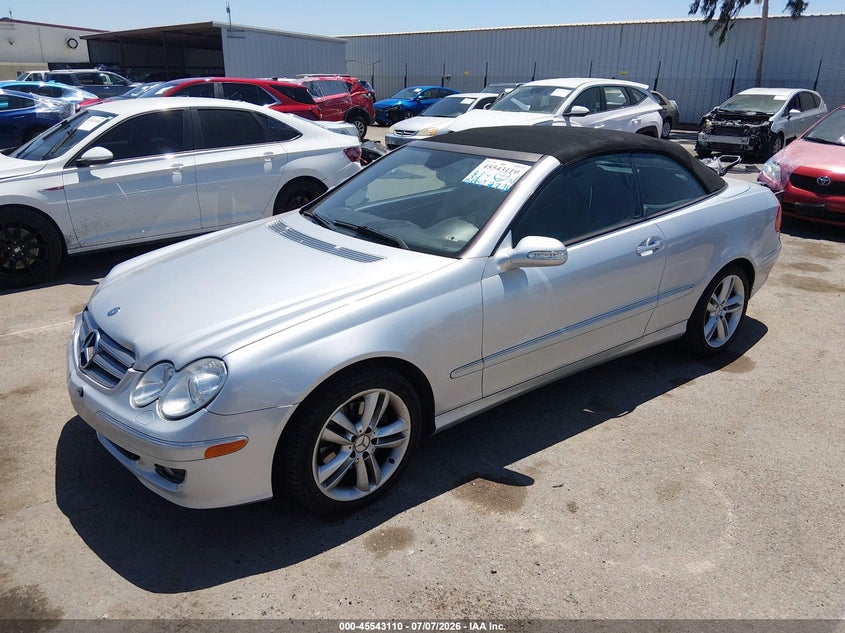2006 Mercedes-benz Clk-class VIN WDBTK56G66T056118 IAAI salvage auction — FRONT END, Salvage (California), sold $1,175 on 2026-08-10 (photo 2)
